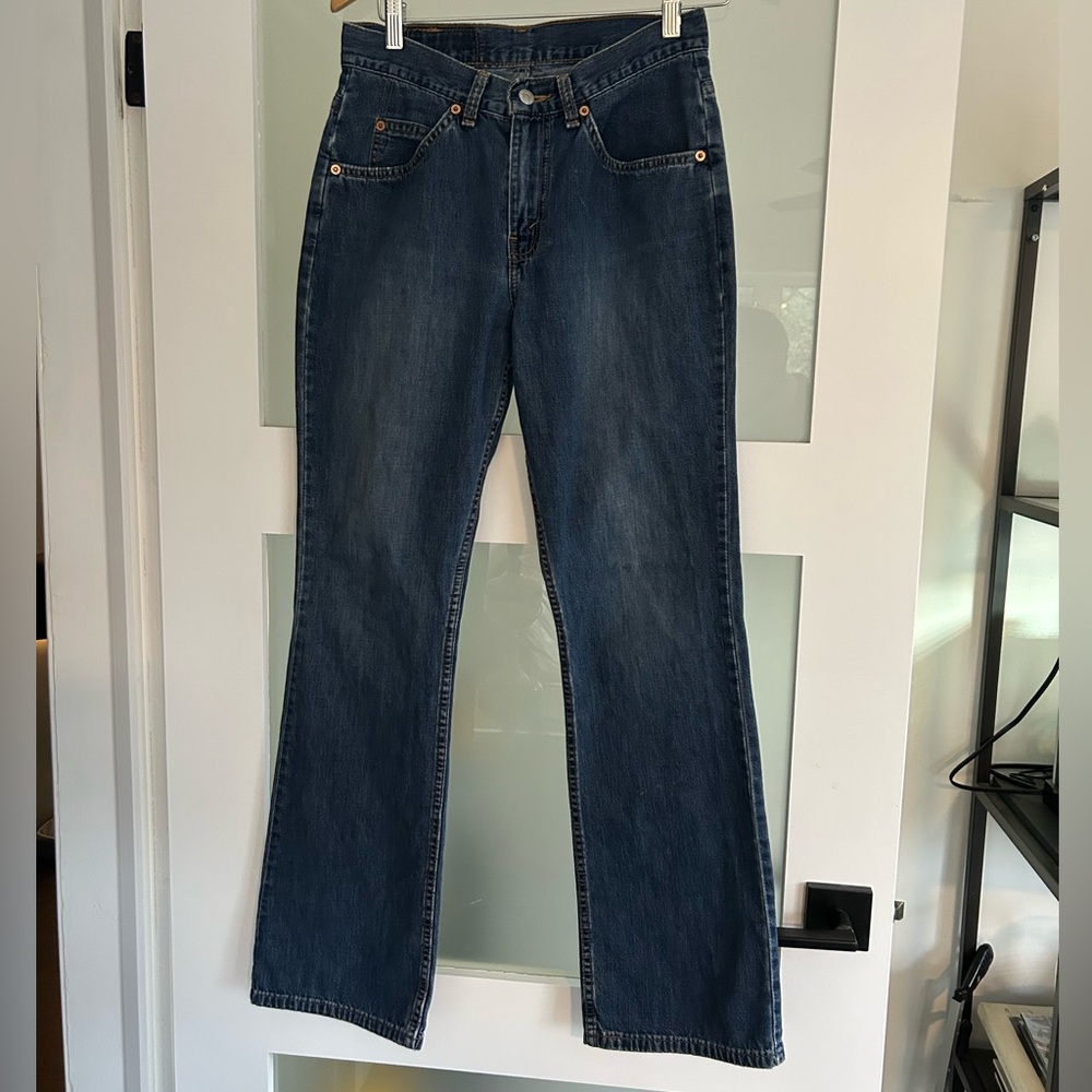 Vintage 516 Levi’s Classic Blue Denim Jeans - size 7 - made in Canada - Picture 4 of 9